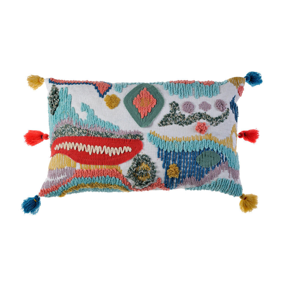 Cushion Cover 30x50 Ethnic Ecru image