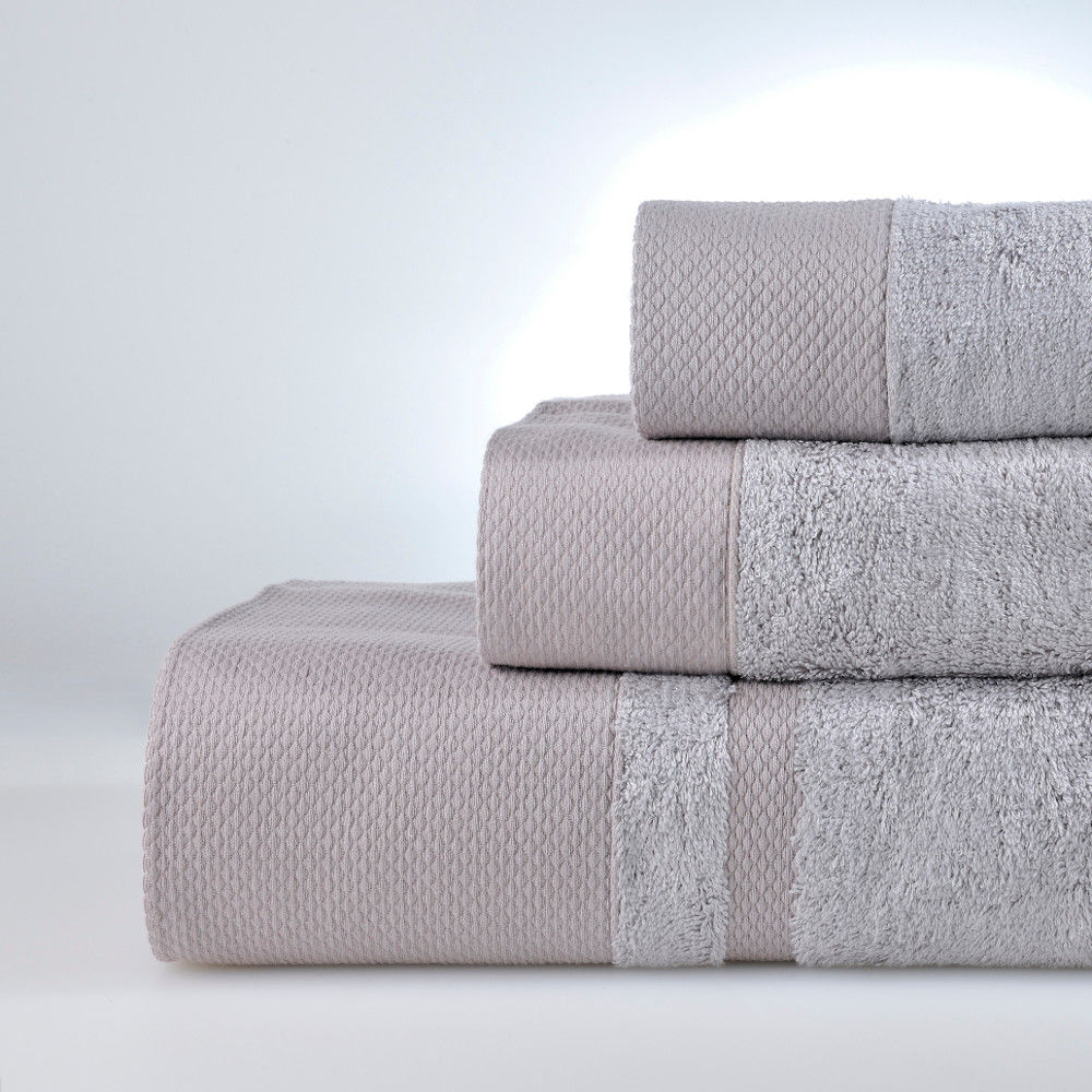 Towels Set New Rosa Grey (3Pcs) image