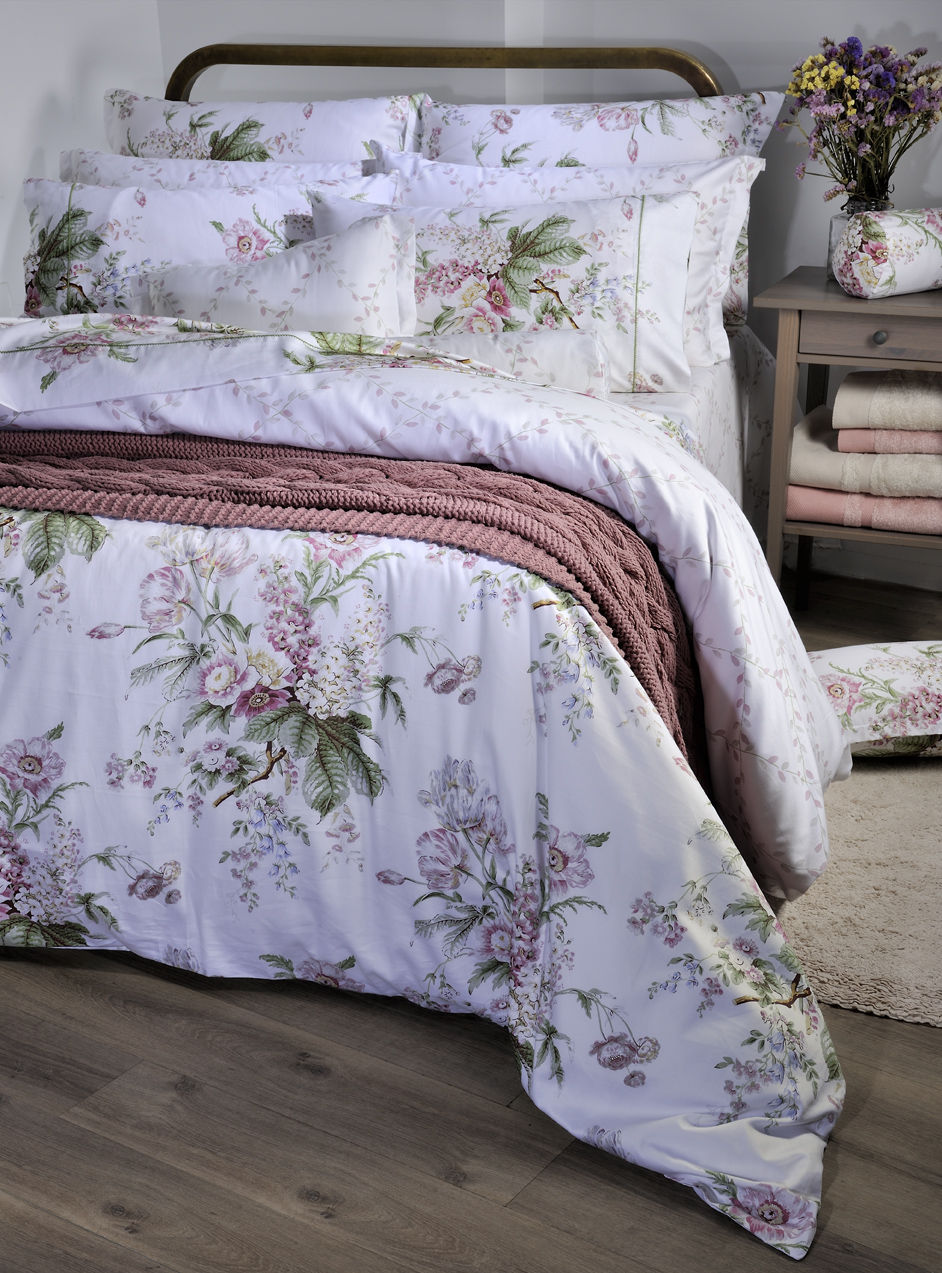 King Sheets Set 849 Bouquet Pink image