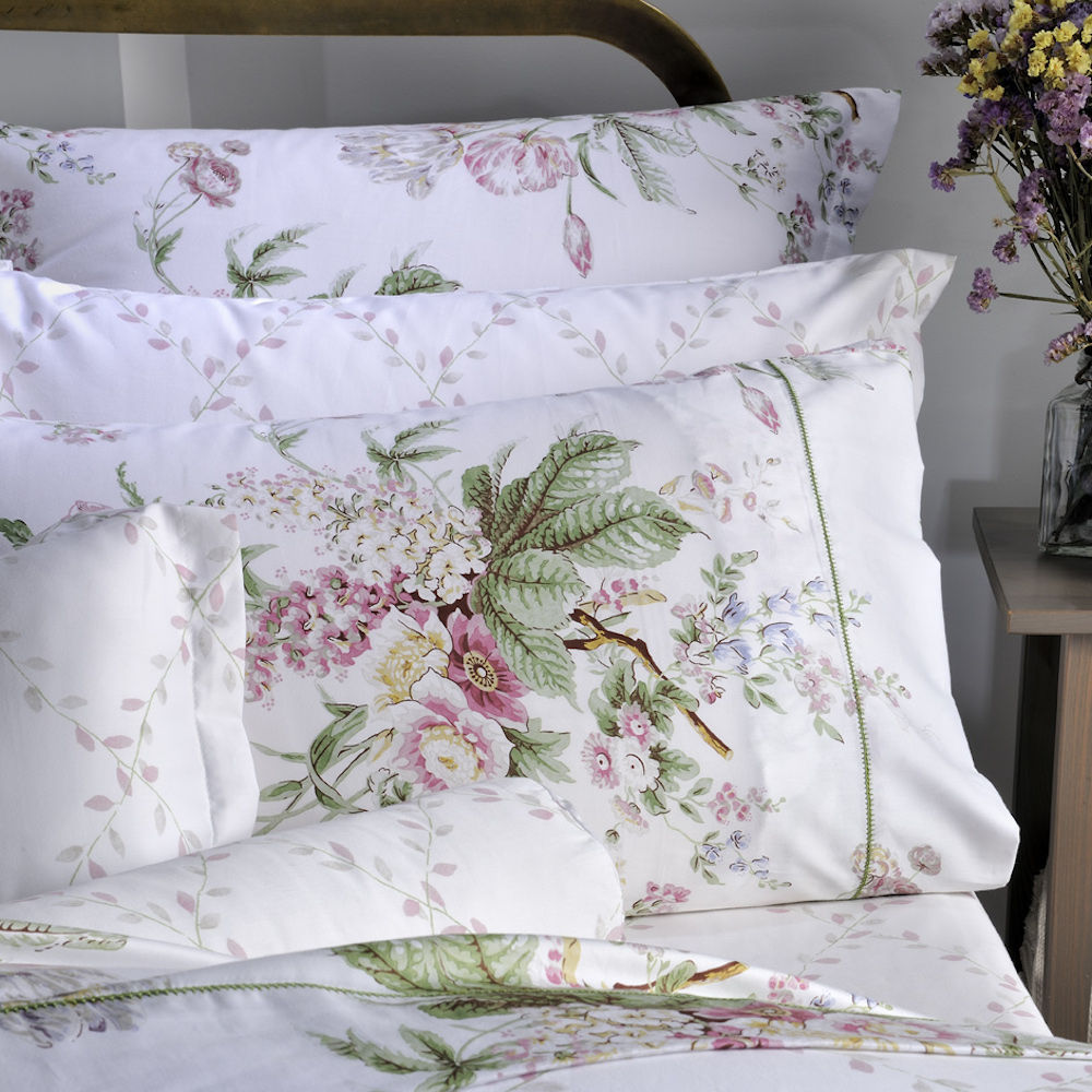 Pair Shams 849 Bouquet Pink image